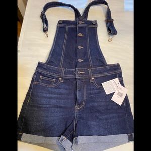 Guess overall shorts